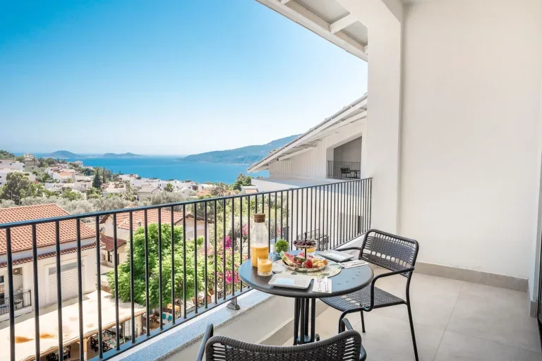 Deluxe Double w. Sea View - Payava Hotel Kalkan (photo 6)