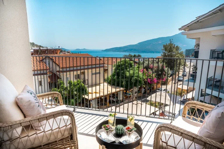 Superior Double w. Sea View - Payava Hotel Kalkan (photo 1)